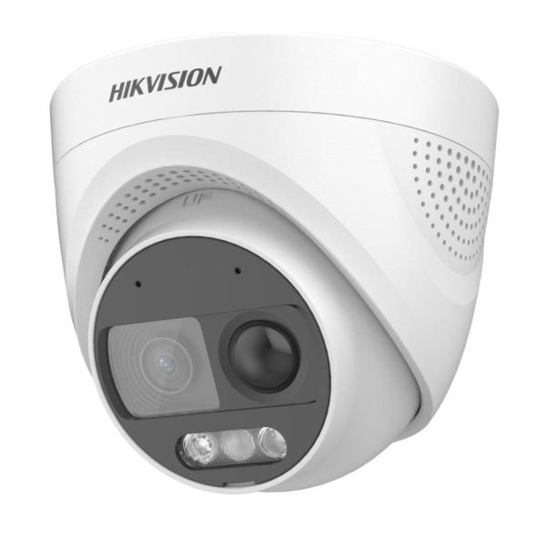 DS-2CE72DF3T-PIRXOS 2.8mm 2mp LED20m PIR siren ColorVu built-in mic Turret HD KAMERA HIKVISION