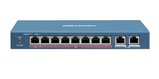 DS-3E0310HP-E O-STD 8p 110W Hi-PoE 90W Unmanaged PoE Switch HIKVISION