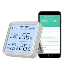 Ağıllı Temperatur və Rütubət Sensoru (Zigbee / Wi-Fi)