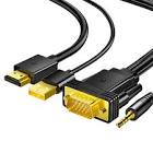 HX3 — Audio Dəstəkli VGA-dan HDMI-a Çevirici Kabel - 1 Metr
