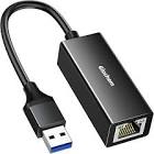 ZH303 — USB-dən Ethernet-ə (RJ45) Şəbəkə Adapteri, Qara