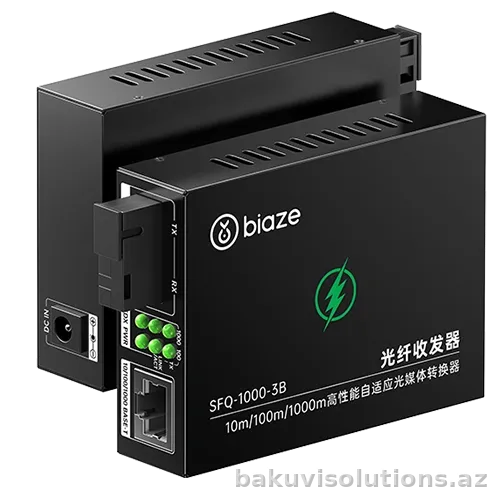 SFQ-100-20A/B — Optik Media Konverter Dəsti (20 KM) - Cüt
