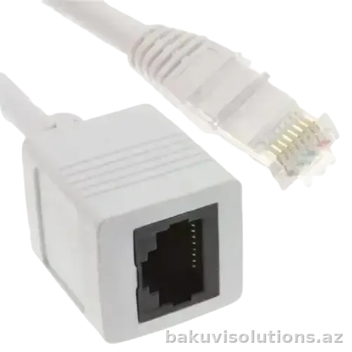 WX13 — Cat6 UTP RJ45 Şəbəkə Kabeli Uzadıcısı (Ata-Ana)